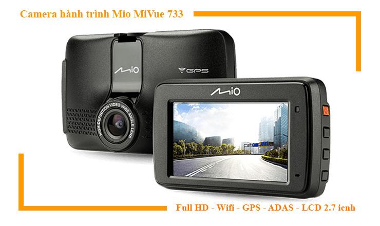 Camera Hành Trình Mio MiVue 733 - Hỗ trợ Wifi GPS Full HD