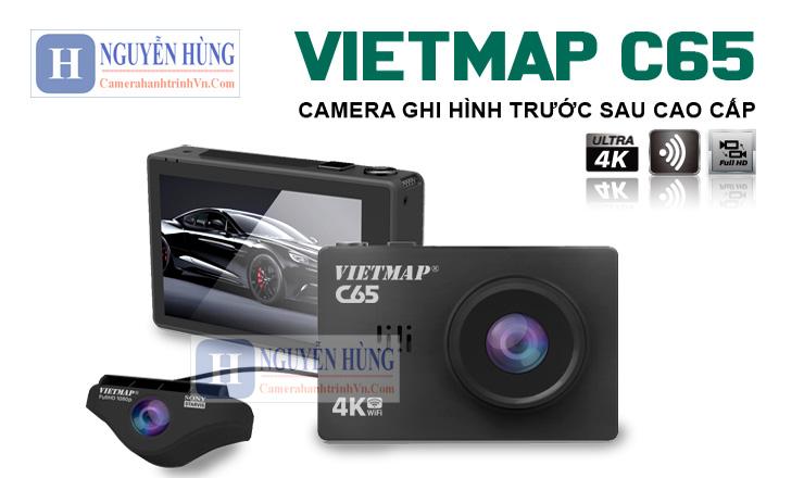 Vietmap C65 - Camera Hành Trình Trước Sau - Cảnh báo Giao Thông